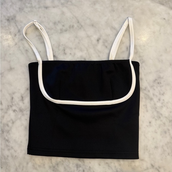 Edikted Yang Contrast Strap Tank Top - Picture 1 of 7